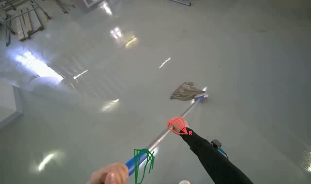 Mopping the floor: egocentric robotics sample