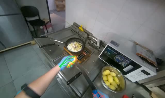 Adding component into meal: egocentric robotics sample