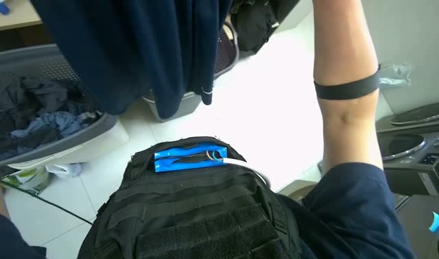 Folding and organizing clothes: egocentric robotics sample