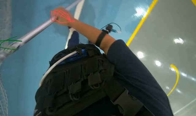 Mopping floor: egocentric robotics sample