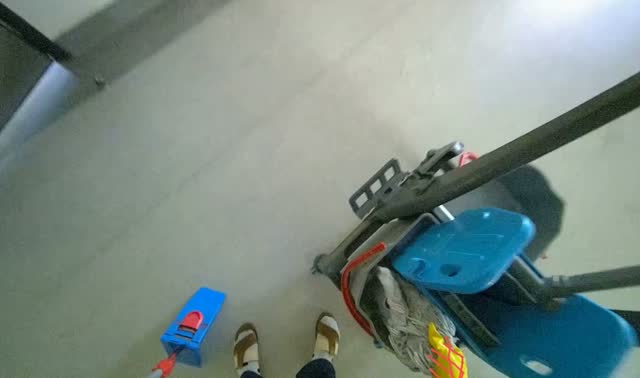 Preparing mop for cleaning: egocentric robotics sample