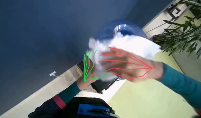 Cleaning water dispenser area: egocentric robotics sample