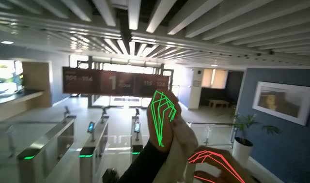 Wiping Exit Sign: egocentric robotics sample