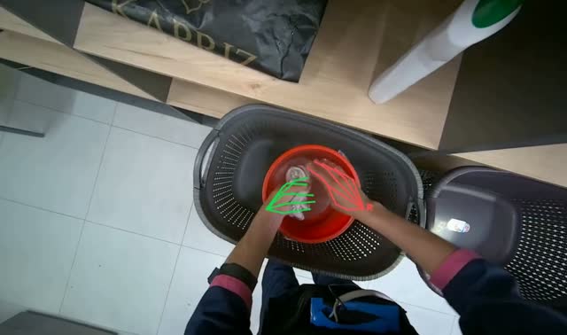 Cleaning washing machine door: egocentric robotics sample
