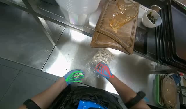 Preparing and cooking food items: egocentric robotics sample