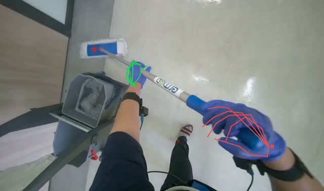 Mopping the floor: egocentric robotics sample