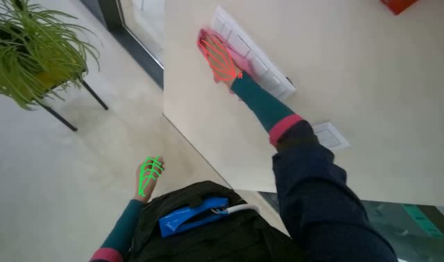 Wiping wall and plant stand: egocentric robotics sample