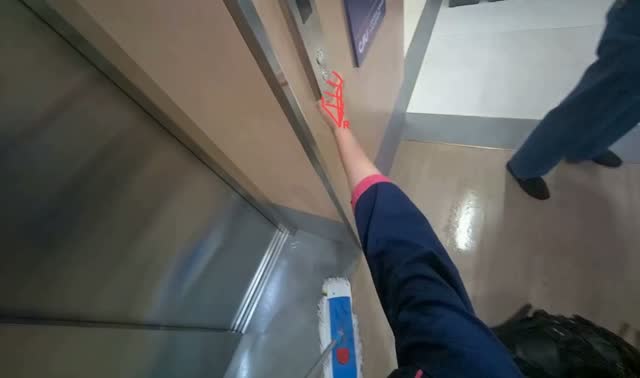 Mopping building floor: egocentric robotics sample