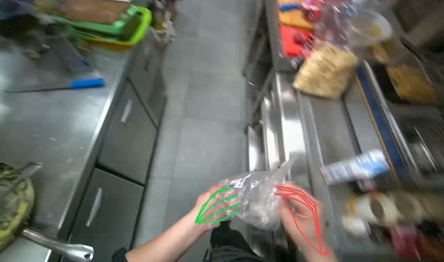 Adding dumplings to pot: egocentric robotics sample