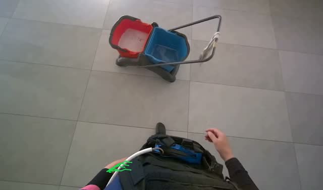 Mopping floor: egocentric robotics sample