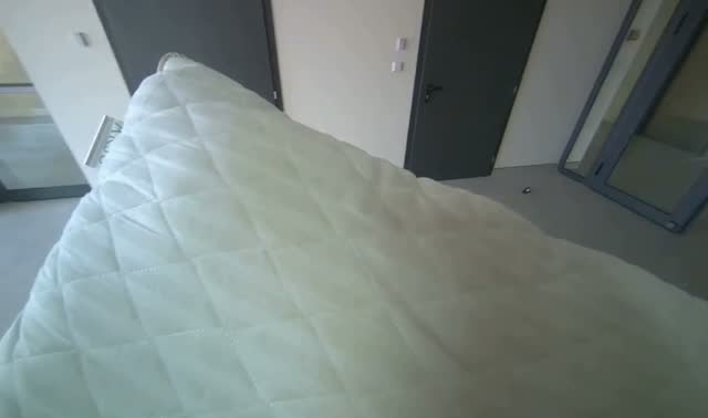Transporting quilt with cart: egocentric robotics sample