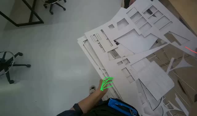 Moving Paper Cutouts: egocentric robotics sample