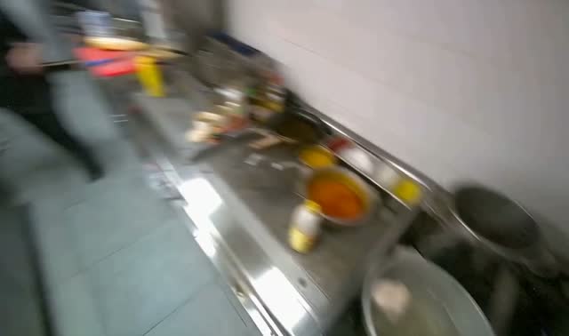 Placing food into deep fryer: egocentric robotics sample