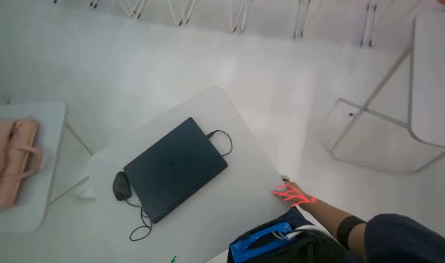Rearranging tables: egocentric robotics sample
