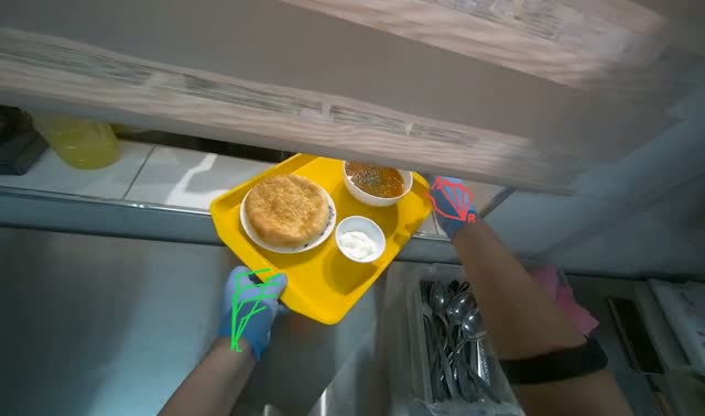 Preparing meal: egocentric robotics sample