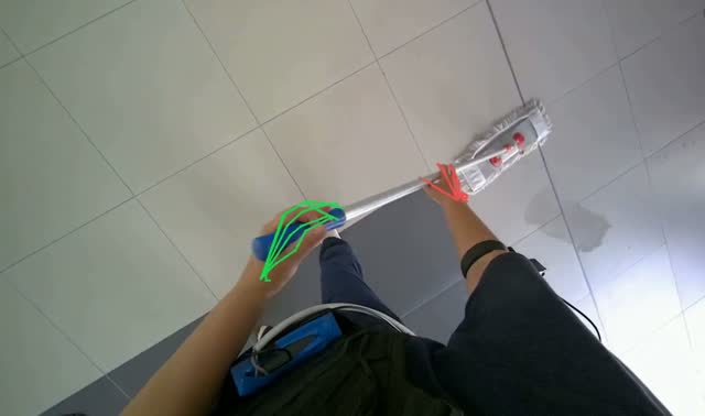 Disassembling mop and wringing cloth: egocentric robotics sample