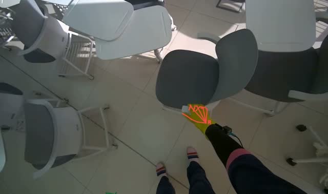 Organizing classroom furniture and items: egocentric robotics sample