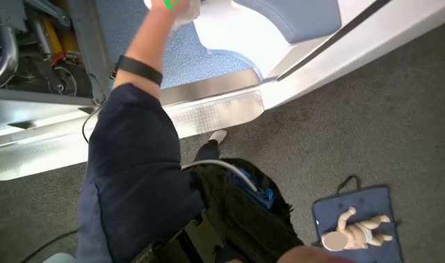 Wiping vehicle interior surfaces: egocentric robotics sample