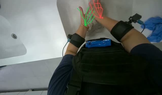 Washing mop head: egocentric robotics sample