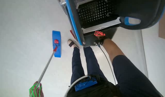 Preparing mop for cleaning: egocentric robotics sample