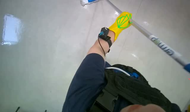 Mopping floor: egocentric robotics sample