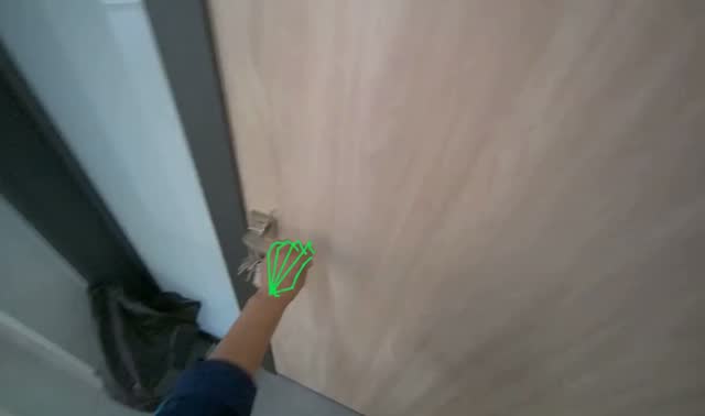 Wiping office desk and shelves: egocentric robotics sample