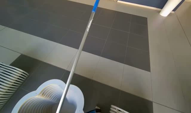 Cleaning windows and frames: egocentric robotics sample