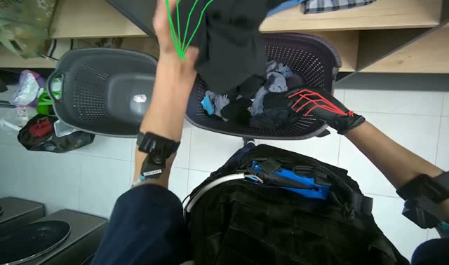 Folding and sorting clothes: egocentric robotics sample