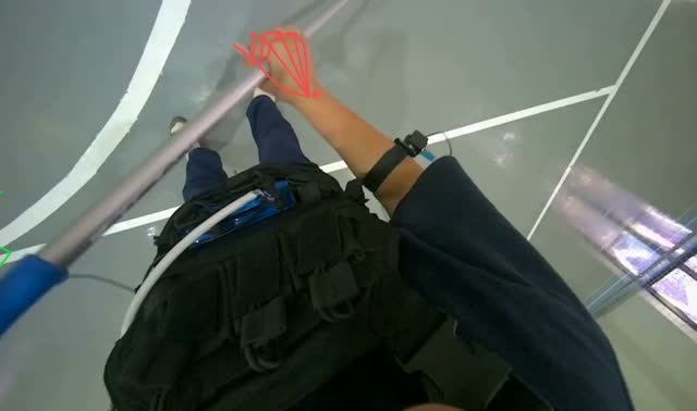 Mopping floor: egocentric robotics sample