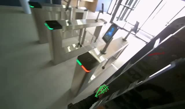 Carrying a folded ladder: egocentric robotics sample