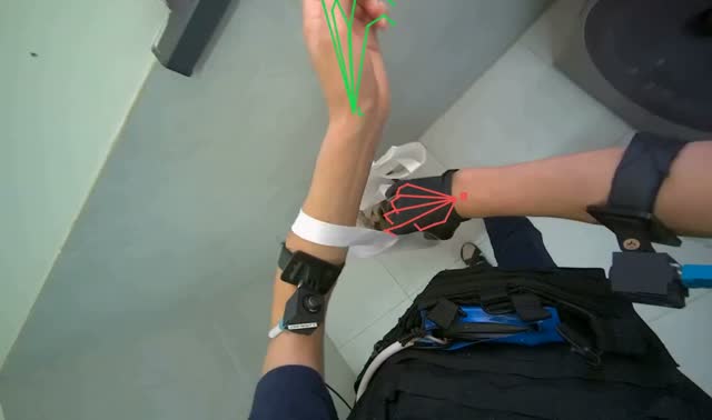 Preparing laundry with detergent and bag: egocentric robotics sample