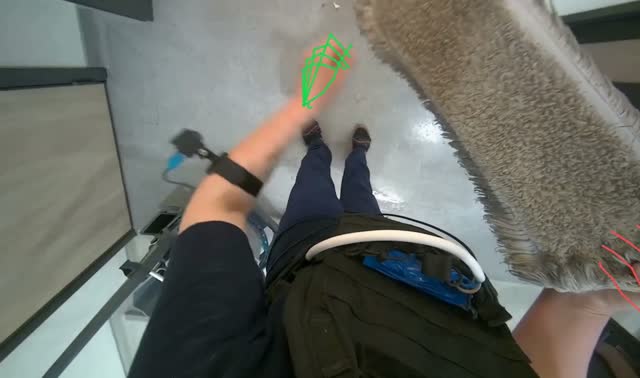 Changing mop head: egocentric robotics sample