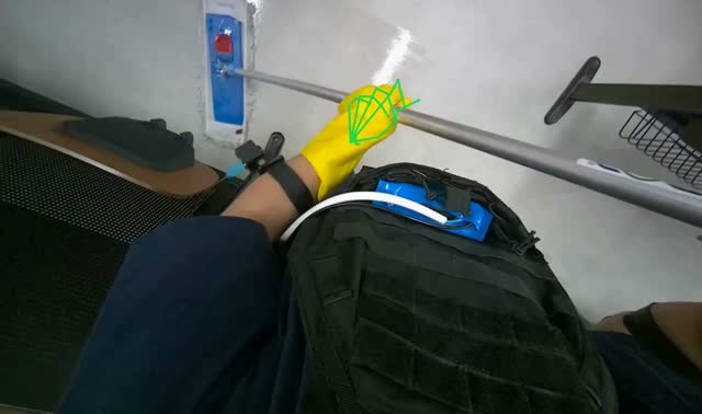 Mopping auditorium floor: egocentric robotics sample