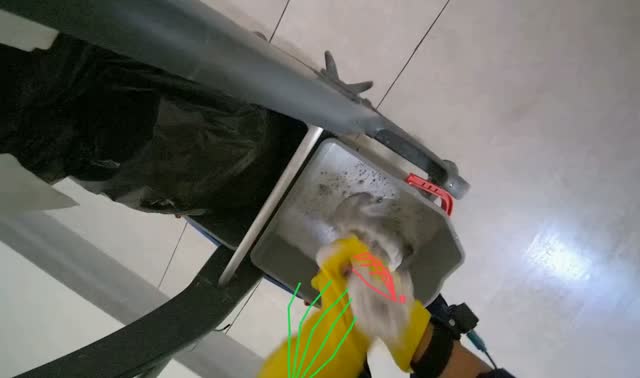 Cleaning and wringing cloth: egocentric robotics sample
