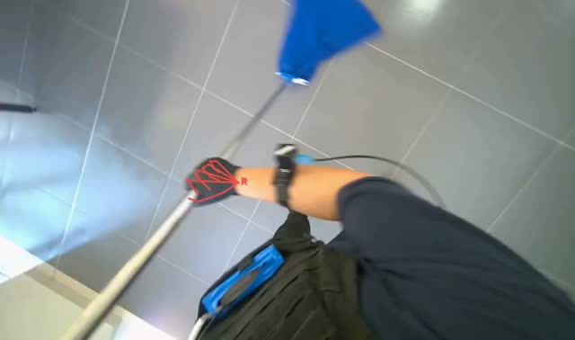Mopping floor: egocentric robotics sample