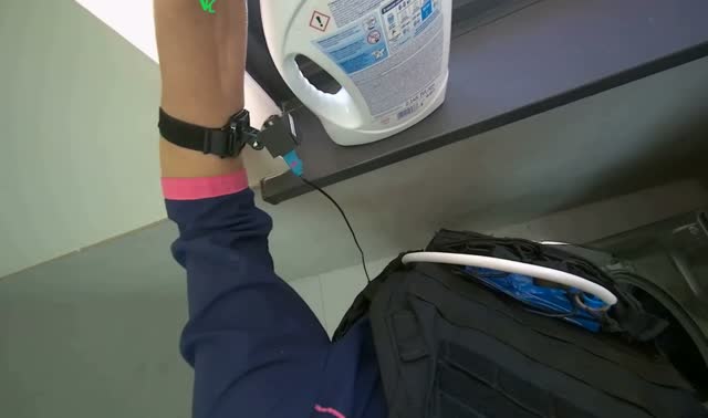Preparing laundry detergent: egocentric robotics sample