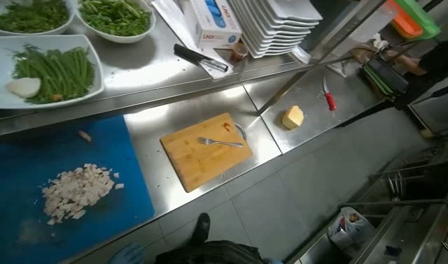 Bagging and storing cheese: egocentric robotics sample