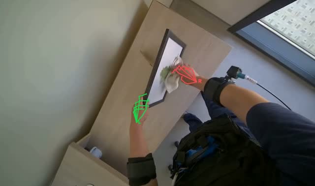 Wiping office surfaces: egocentric robotics sample