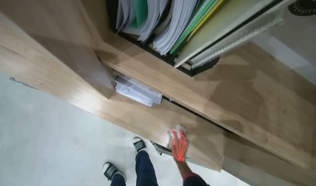 Wiping various office surfaces: egocentric robotics sample