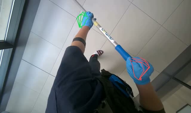 Mopping floor: egocentric robotics sample
