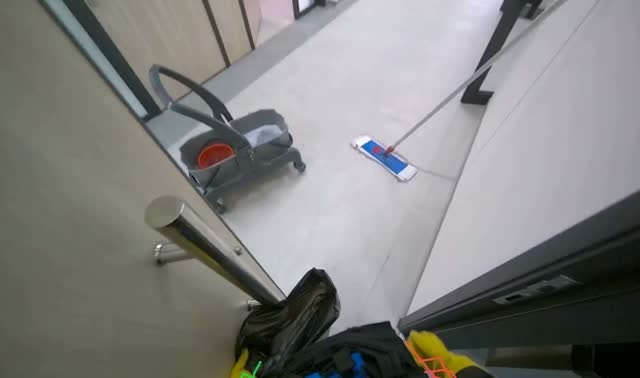 Emptying and replacing trash bags: egocentric robotics sample