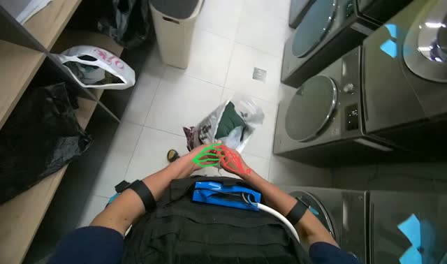 Packing items into bags: egocentric robotics sample