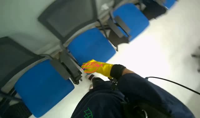 Arranging chairs in meeting room: egocentric robotics sample