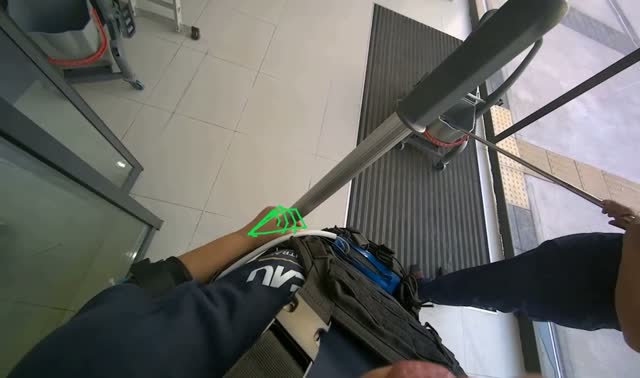 Cleaning glass windows: egocentric robotics sample
