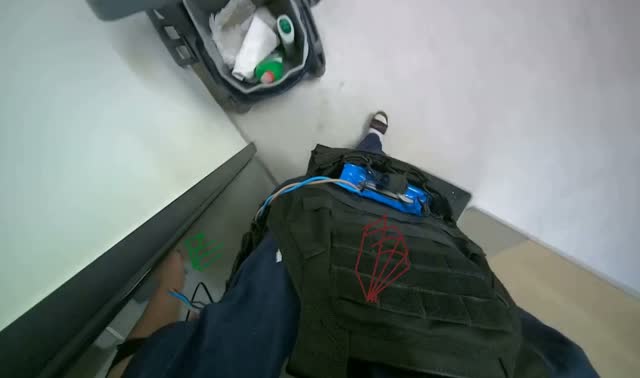 Organizing and moving cleaning cart: egocentric robotics sample