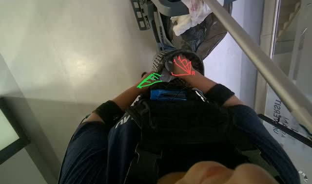 Managing trash can contents: egocentric robotics sample