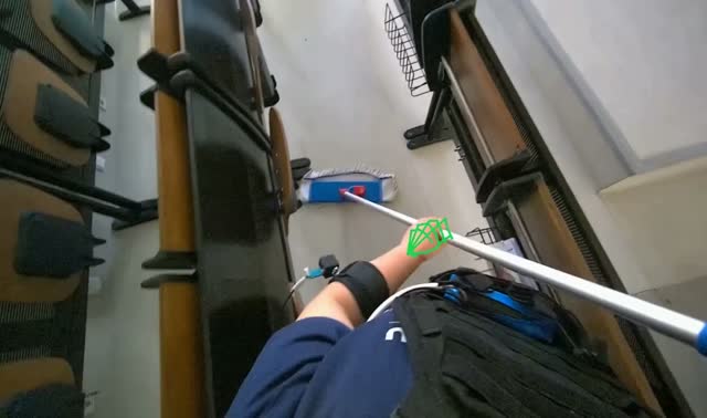 Mopping classroom floor: egocentric robotics sample