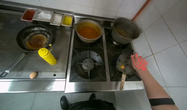 Cooking Eggs: egocentric robotics sample