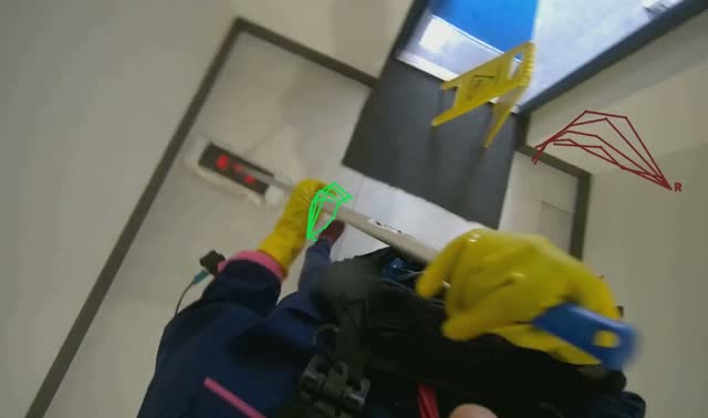 Mopping floor: egocentric robotics sample