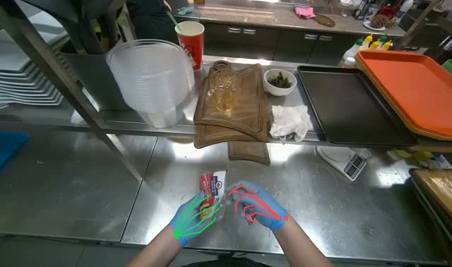 Preparing and cooking sausages: egocentric robotics sample